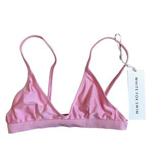 NWT White Fox Boutique L’Escala Bikini Top (Fairy Floss Pink) - Small